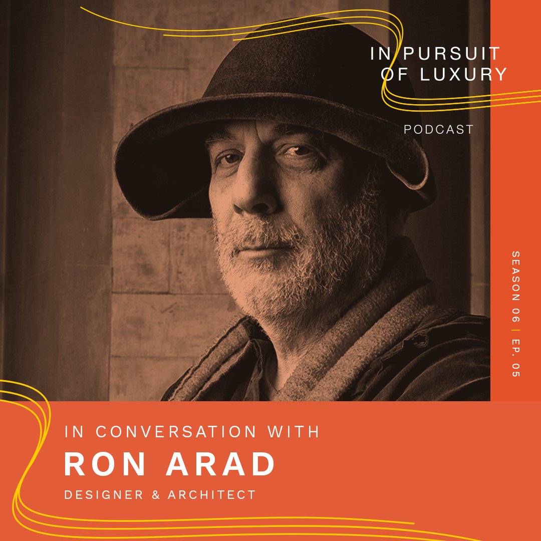 Cover art for episode: In conversation with Ron Arad